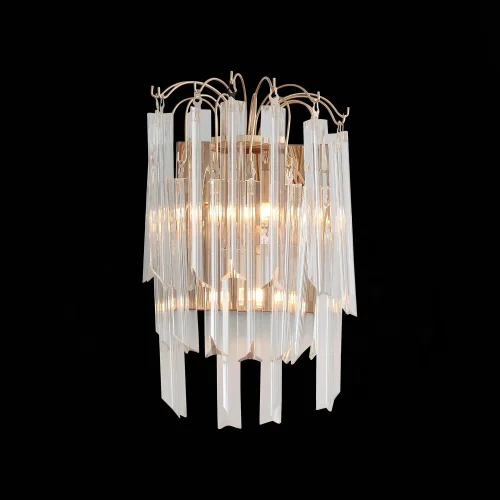 Бра Osoleto SL386.201.03 ST-Luce прозрачный на 3 лампы, основание золотое в стиле современный 