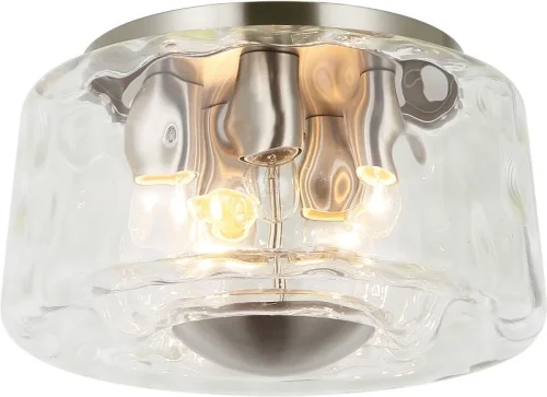 Светильник потолочный Perfecto Light 2193/11/05C Stilfort прозрачный на 5 ламп, основание никель в стиле современный фото 2