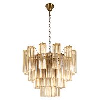 Люстра подвесная Мурано / Murano 10580/600 Champagne LOFT IT шампань на 10 ламп, основание бронзовое в стиле арт-деко современный 