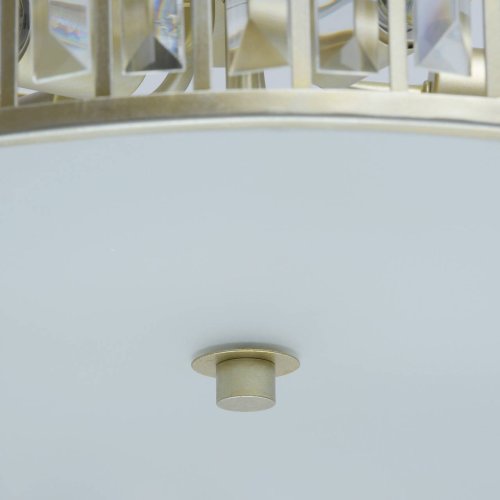 Люстра подвесная хрустальная Монарх 121010305 MW-Light прозрачная на 5 ламп, основание золотое в стиле классический  фото 13