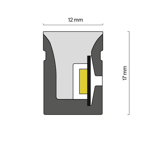 Гибкий неон 17x12 24В 17,8Вт/м RGB SPI IP67 5м 432052 Maytoni цвет LED rgb RGBK, световой поток Lm фото 3 Гибкий неон 17x12 24В 17,8Вт/м RGB SPI IP67 5м 432052 Maytoni цвет LED rgb RGBK, световой поток Lm фото 3