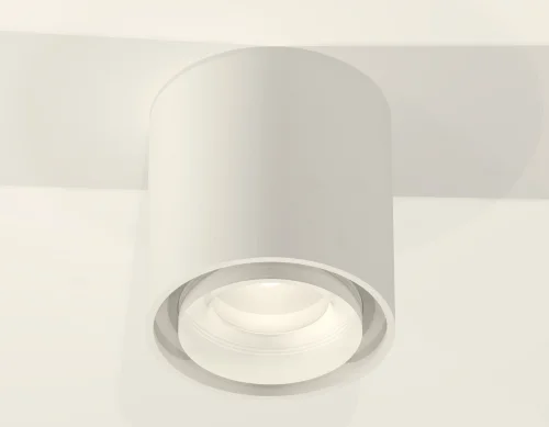 Светильник накладной Techno spot XS7722015 Ambrella light белый 1 лампа, основание белое в стиле современный хай-тек круглый фото 3