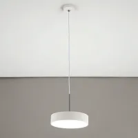 Светильник подвесной LED Тао CL712S180N Citilux белый 1 лампа, основание белое в стиле современный 