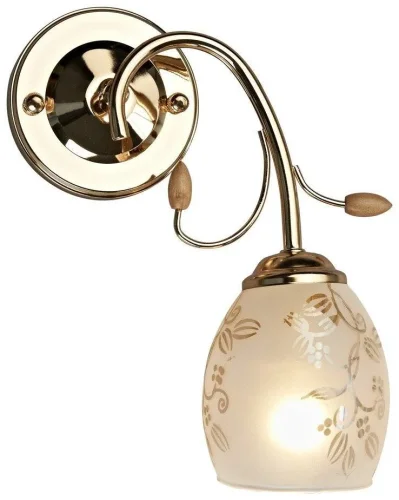 Бра  762-301-01 Velante бежевый на 1 лампа, основание золотое в стиле классический 