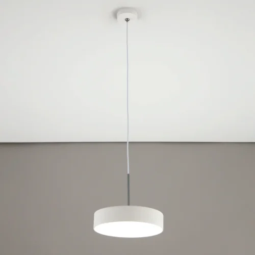 Светильник подвесной LED Тао CL712S180N Citilux белый 1 лампа, основание белое в стиле современный 