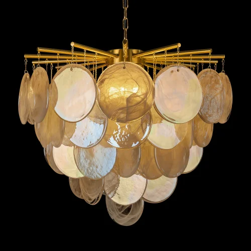 Люстра подвесная Лолли / Lolly 10492/600 Champagne LOFT IT шампань на 6 ламп, основание бронзовое в стиле современный фото 4 Люстра подвесная Лолли / Lolly 10492/600 Champagne LOFT IT шампань на 6 ламп, основание бронзовое в стиле современный фото 4