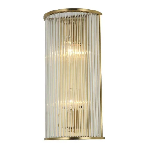 Бра Wonderland 2907-2W Favourite прозрачный на 2 лампы, основание медь в стиле минимализм  фото 4