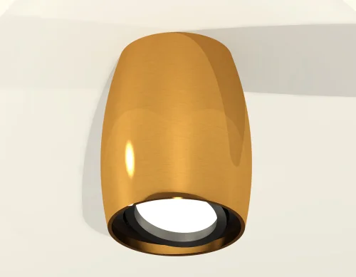 Светильник накладной Techno spot XS1125002 Ambrella light золотой жёлтый 1 лампа, основание золотое жёлтое в стиле современный круглый фото 2