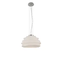 Светильник подвесной NUDOLE 6274 Mantra белый на 1 лампу, основание серое в стиле современный Светильник подвесной NUDOLE 6274 Mantra белый на 1 лампу, основание серое в стиле современный