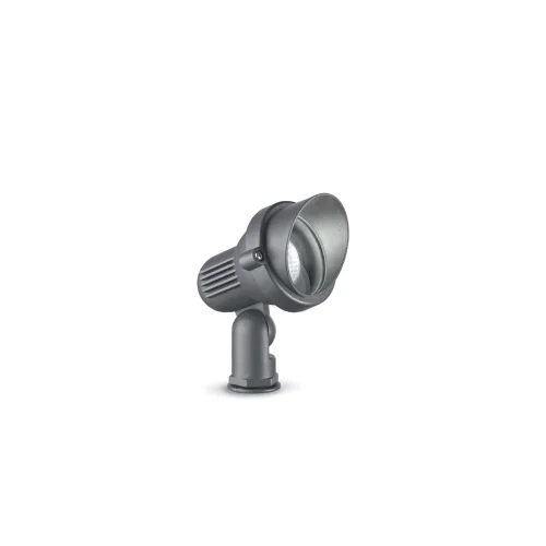 Парковый светильник уличный TERRA PR SMALL ANTRACITE Ideal Lux уличный IP65 чёрный серый на 1 лампу, плафон чёрный в стиле современный GU10