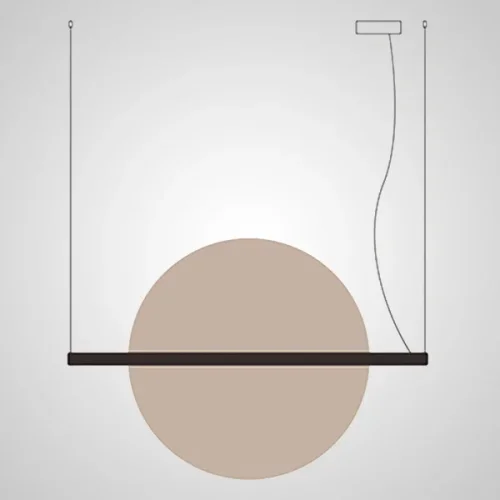 Светильник подвесной LIBERTY L110 Red 208567-23 ImperiumLoft красный на 1 лампу, основание чёрное в стиле современный фото 11