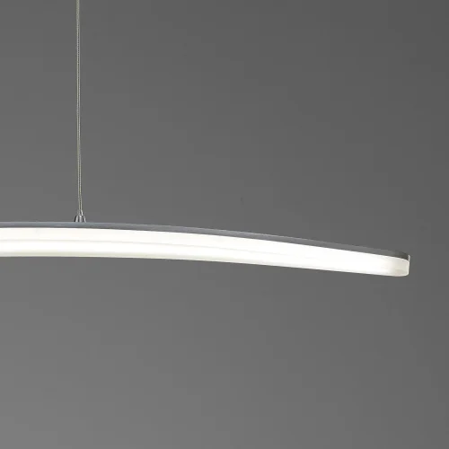 Светильник подвесной LED HEMISFERIC 4081 Mantra белый 1 лампа, основание белое в стиле современный минимализм линейный фото 4
