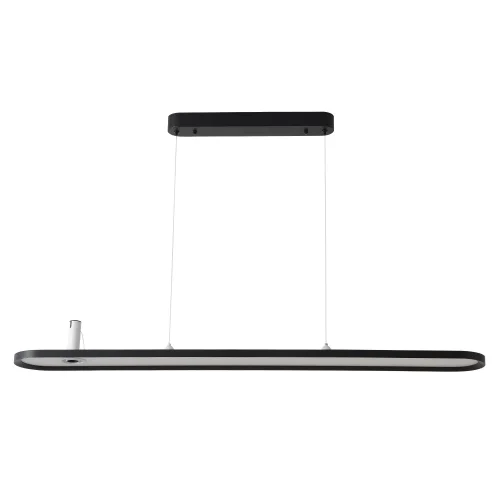 Светильник подвесной LED CONTOUR SP45W LED BLACK Crystal Lux белый на 1 лампу, основание чёрное в стиле современный линейный фото 3