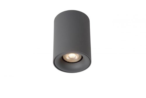 Светильник накладной Bentoo-Led 09912/05/36 Lucide серый 1 лампа, основание серое в стиле современный круглый