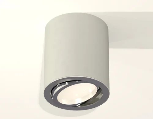 Светильник накладной Techno spot XS7423021 Ambrella light серый 1 лампа, основание серое в стиле хай-тек современный круглый фото 3