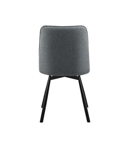 Стул Boun, вращающийся, зеленый, сиденье УТ000040519 Stool Group, зелёный/рогожка, ножки/металл/чёрный, размеры - *855**** фото 3