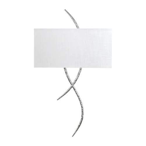 Бра Romance 10457 Silver LOFT IT белый на 2 лампы, основание серебряное в стиле современный арт-деко 