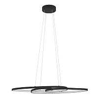 Светильник подвесной LED Gianella 900948 Eglo чёрный 1 лампа, основание чёрное в стиле хай-тек современный 