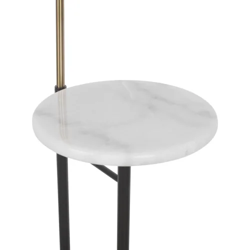 Торшер со столиком Sonni 10145 Black LOFT IT со столиком белый 1 лампа, основание чёрное в стиле современный
 фото 6