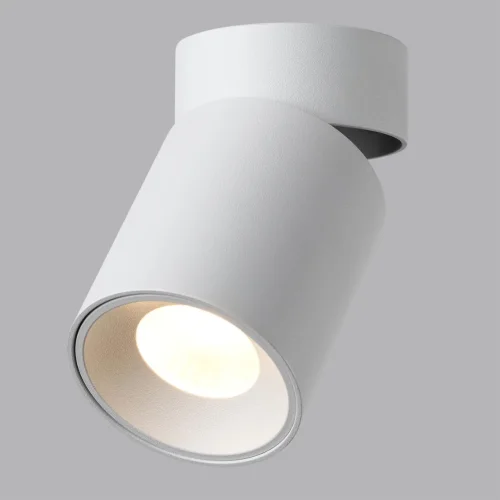 Светильник накладной LED Turno 7133/7CL Odeon Light белый на 1 лампу, основание белое в стиле современный хай-тек круглый фото 4