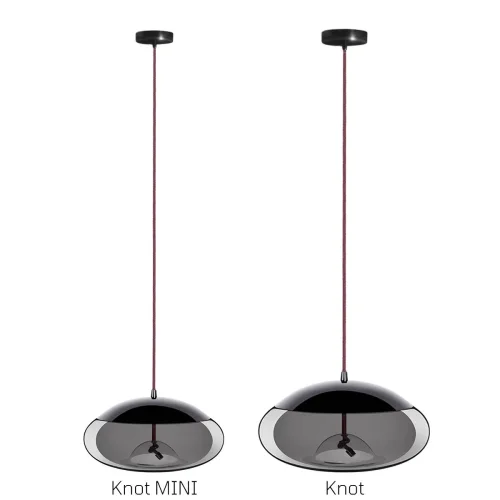 Светильник подвесной LED Knot 8134-D mini LOFT IT чёрный 1 лампа, основание чёрное в стиле современный  фото 5