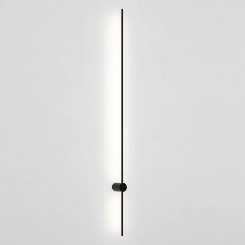 Настенный светильник Wall LINES L150 Black 178034-26 ImperiumLoft чёрный на 1 лампа, основание чёрное в стиле минимализм 