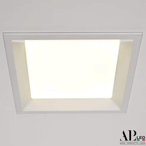 Светильник точечный LED Ingrid 3322.LDF16016/16W/4K Arte Perfetto Luce белый 1 лампа, основание белое в стиле современный 