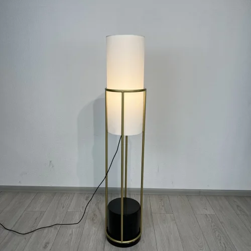 Торшер Delfino 157012-22 ImperiumLoft  белый 1 лампа, основание чёрное золотое в стиле современный
 фото 21