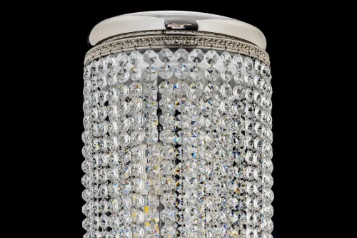 Люстра каскадная Stella E 1.3.20.505 N Arti Lampadari прозрачная на 3 лампы, основание никель в стиле классический  фото 2