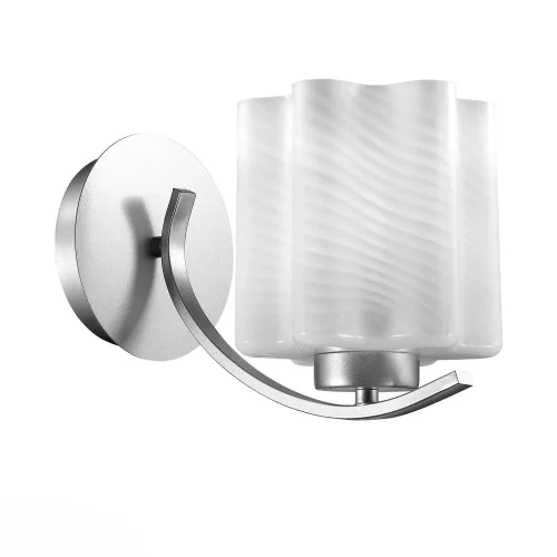 Бра  SL117.501.01 ST-Luce белый на 1 лампа, основание серебряное в стиле современный 