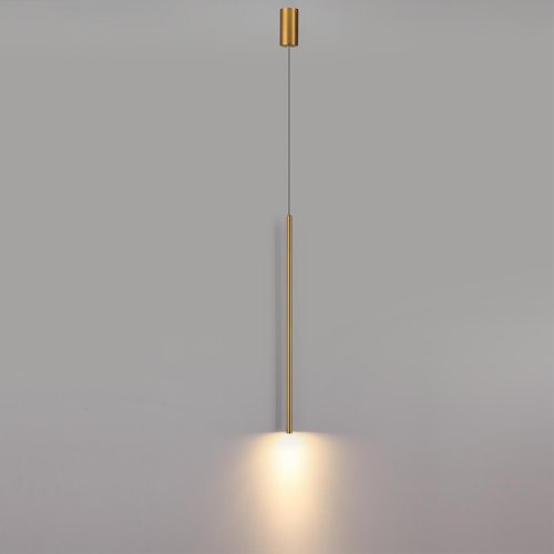 Светильник подвесной LED Milly 7104/4L Odeon Light бронзовый на 1 лампу, основание бронзовое в стиле хай-тек трубочки фото 4