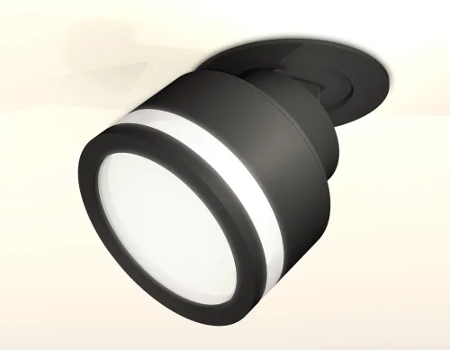 Светильник точечный XM8102522 Ambrella light белый 1 лампа, основание чёрное в стиле хай-тек  фото 2