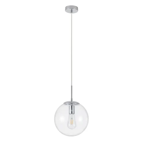 Светильник подвесной Volare A1925SP-1CC Arte Lamp прозрачный на 1 лампу, основание хром в стиле современный шар