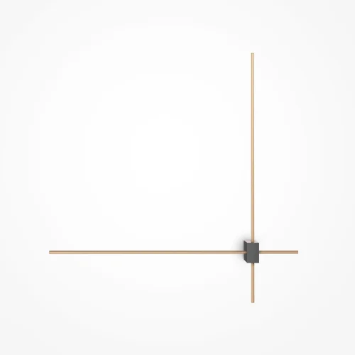 Бра LED Pars C070WL-L12GB3K Maytoni чёрный на 1 лампу, основание чёрное в стиле современный хай-тек минимализм 
