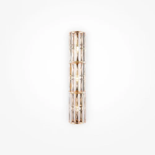 Бра Facet MOD094WL-03G Maytoni прозрачный на 3 лампы, основание золотое в стиле современный классический фото 3