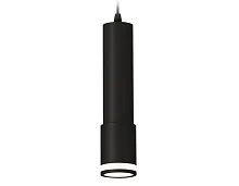 Светильник подвесной XP7422021 Ambrella light серый чёрный 1 лампа, основание чёрное в стиле хай-тек современный трубочки