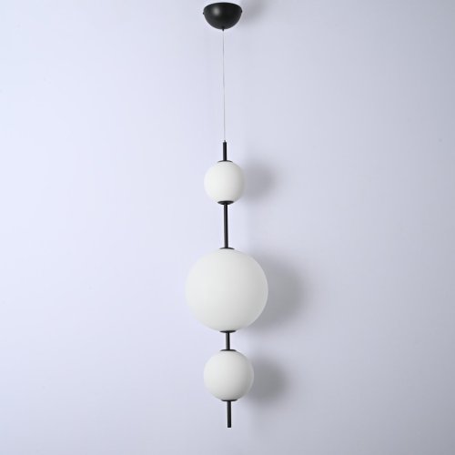 Светильник подвесной LED White 85415-22 ImperiumLoft белый 3 лампы, основание чёрное в стиле современный  фото 10