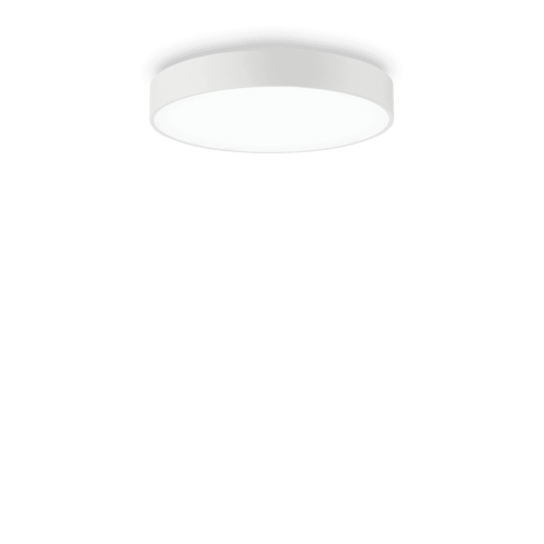 Светильник потолочный LED HALO PL D35 3000K Ideal Lux белый 1 лампа, основание белое в стиле минимализм современный 