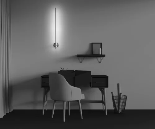Бра LED Elegant C085WL-L12BS2.7K Maytoni латунь на 1 лампу, основание латунь в стиле современный хай-тек отражённый свет фото 8