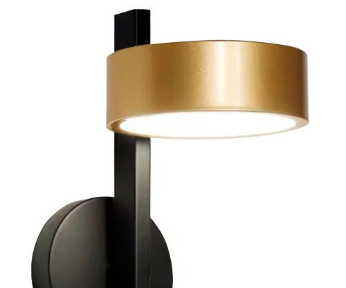 Бра LED Рапис 07647-1A,20(4000K) Kink Light бронзовый на 1 лампа, основание чёрное в стиле современный хай-тек  фото 2