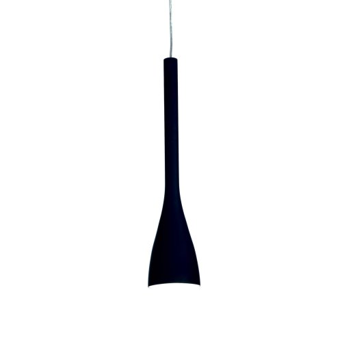 Светильник подвесной FLUT SP1 SMALL NERO Ideal Lux чёрный 1 лампа, основание чёрное в стиле современный 