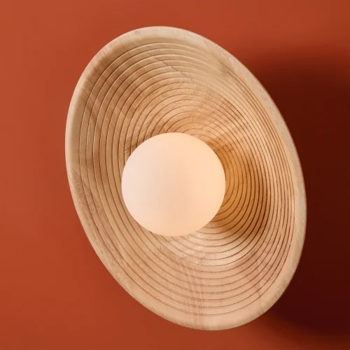 Бра Albero FR5589WL-01T Freya белый коричневый на 1 лампу, основание латунь в стиле современный кантри фото 9