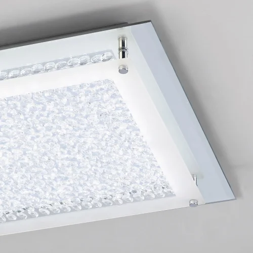 Люстра потолочная LED CRYSTAL 4582 Mantra прозрачная на 1 лампа, основание хром в стиле современный  фото 5