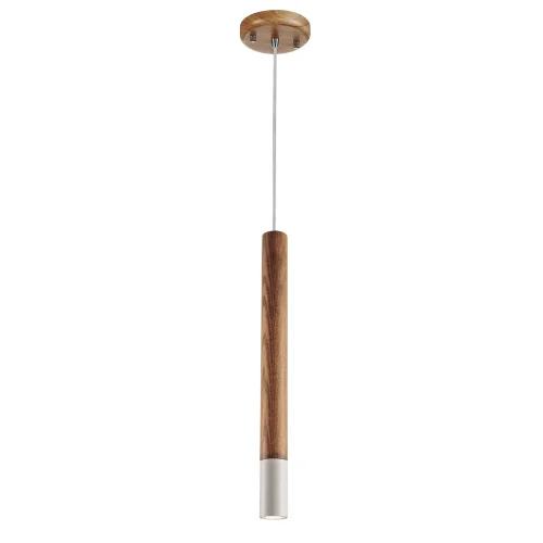 Светильник подвесной Pendenti 2014-1P Favourite коричневый 1 лампа, основание коричневое в стиле современный трубочки