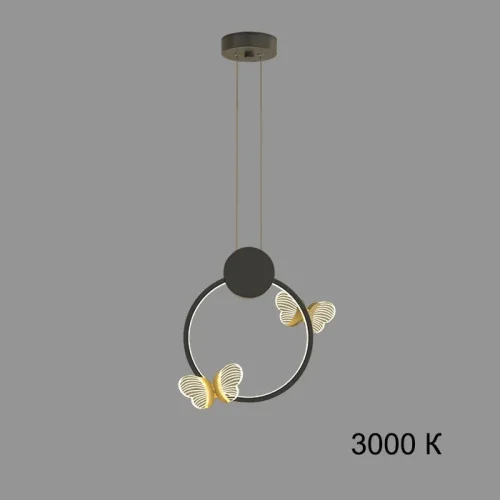 Светильник подвесной BABETTA GEOMETRY C Brass 4000К 212869-23 ImperiumLoft прозрачный 3 лампы, основание латунь в стиле современный  фото 16