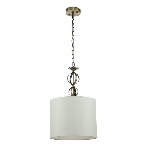Светильник подвесной Infinito V000269 Indigo белый 1 лампа, основание бронзовое в стиле модерн 