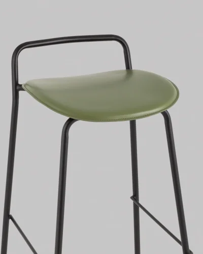 Стул барный Mantis, экокожа, зеленый УТ000038916 Stool Group, /, ножки//, размеры - *835***465*470 фото 4