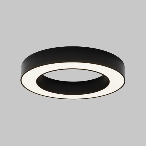Светильник потолочный LED Lua C093CL-36W4K-B Maytoni белый на 1 лампу, основание чёрное в стиле современный хай-тек круглый фото 4