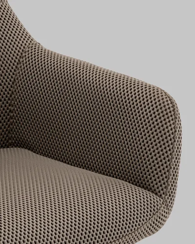 Стул обеденный Enid, серо-зеленый, ткань Sonic УТ000040781 Stool Group, зелёный/текстиль, ножки/металл/чёрный, размеры - *860**** фото 9