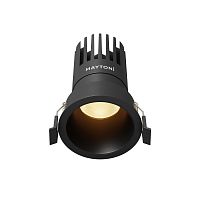 Светильник точечный Dip 2700K 15Вт 50° DL118-15W-2.7K-B Maytoni чёрный на 1 лампу, основание чёрное в стиле современный хай-тек круглый